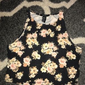 forever 21 rose crop top